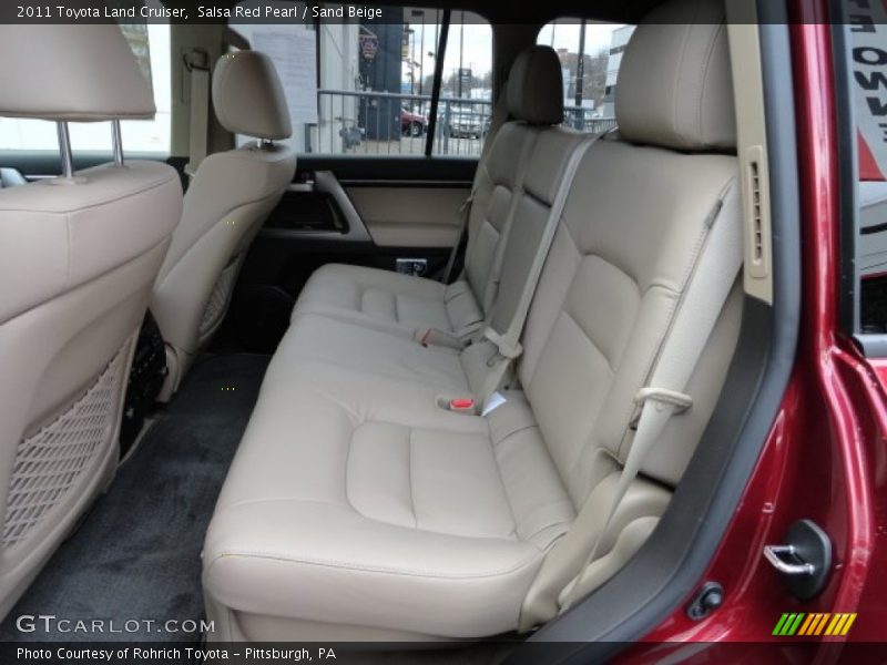 Salsa Red Pearl / Sand Beige 2011 Toyota Land Cruiser