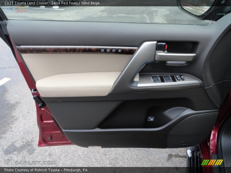 Salsa Red Pearl / Sand Beige 2011 Toyota Land Cruiser