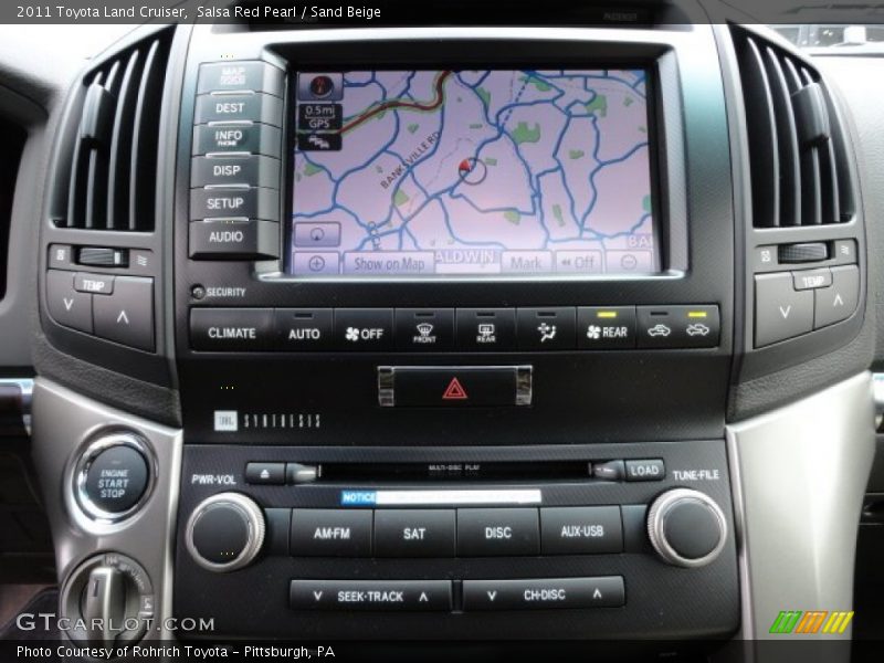Salsa Red Pearl / Sand Beige 2011 Toyota Land Cruiser