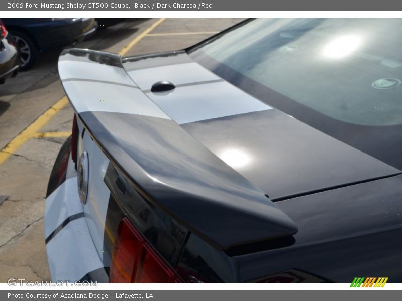 Black / Dark Charcoal/Red 2009 Ford Mustang Shelby GT500 Coupe