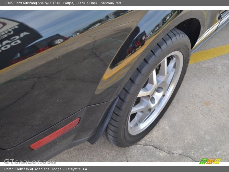 Black / Dark Charcoal/Red 2009 Ford Mustang Shelby GT500 Coupe