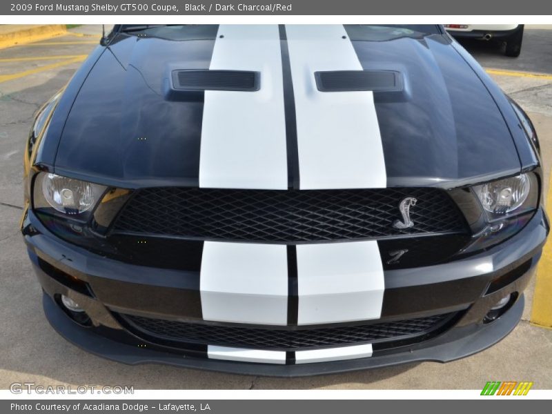 Black / Dark Charcoal/Red 2009 Ford Mustang Shelby GT500 Coupe
