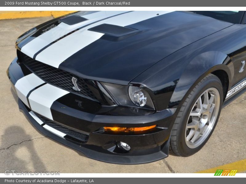 Black / Dark Charcoal/Red 2009 Ford Mustang Shelby GT500 Coupe