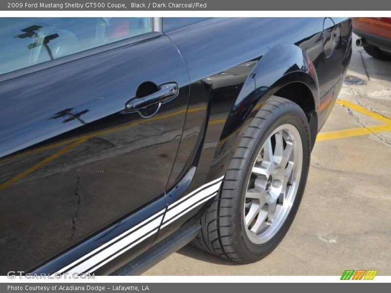 Black / Dark Charcoal/Red 2009 Ford Mustang Shelby GT500 Coupe