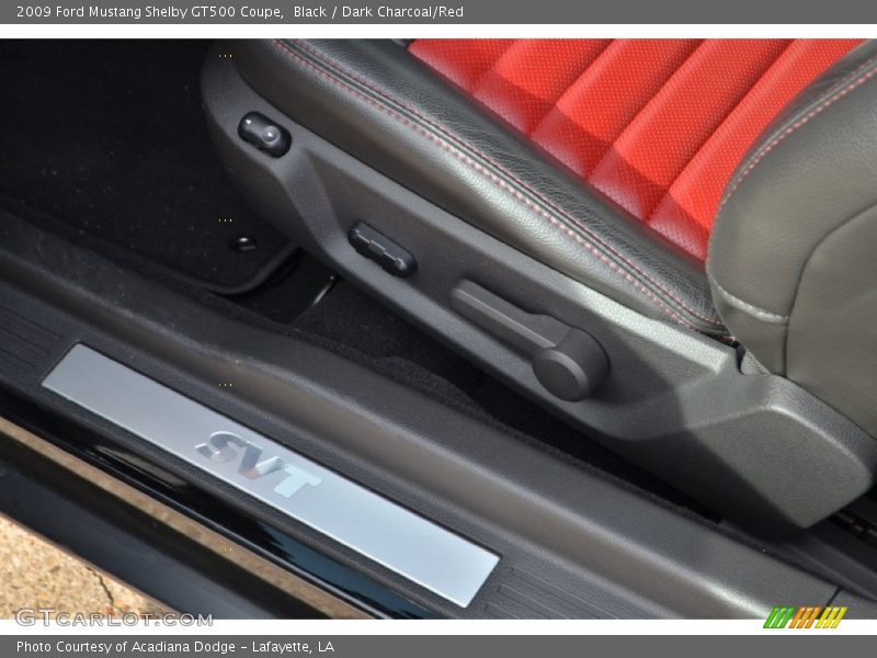Black / Dark Charcoal/Red 2009 Ford Mustang Shelby GT500 Coupe