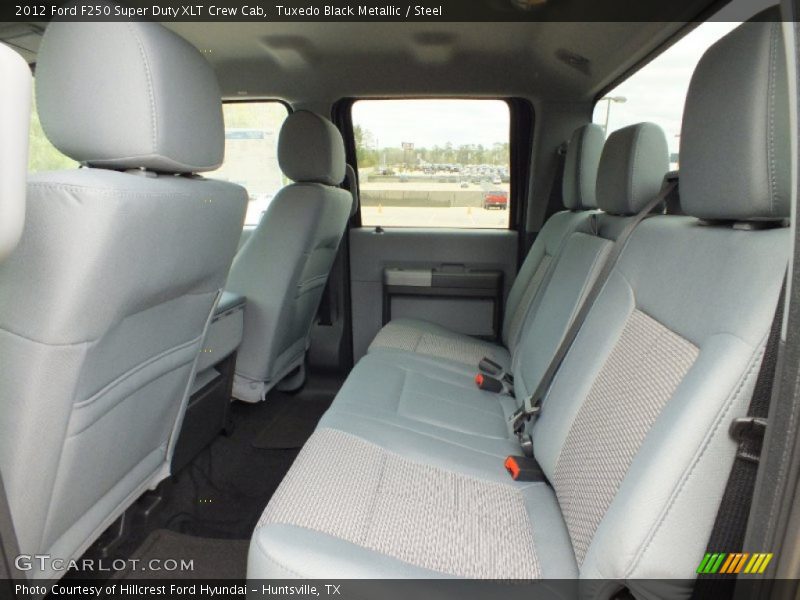 Rear Seat of 2012 F250 Super Duty XLT Crew Cab