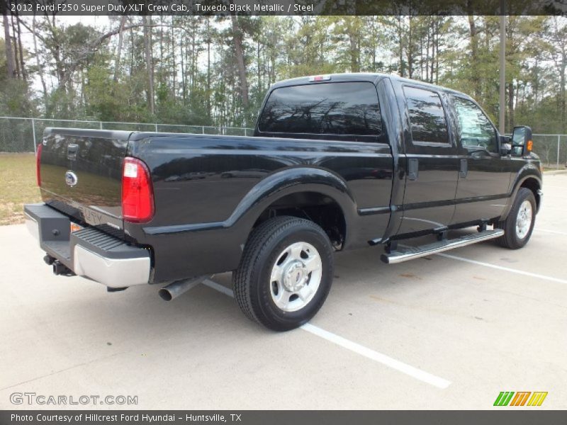  2012 F250 Super Duty XLT Crew Cab Tuxedo Black Metallic