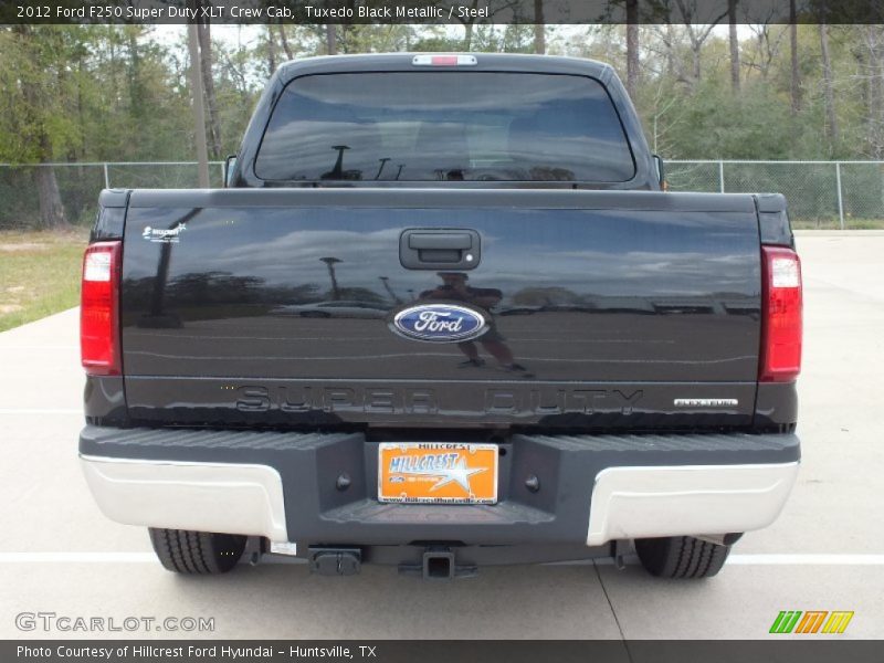Tuxedo Black Metallic / Steel 2012 Ford F250 Super Duty XLT Crew Cab