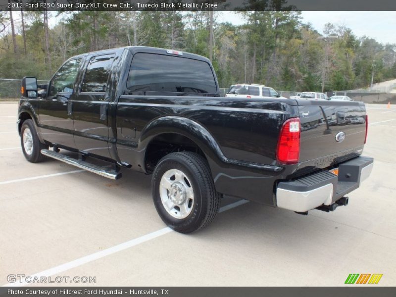 Tuxedo Black Metallic / Steel 2012 Ford F250 Super Duty XLT Crew Cab