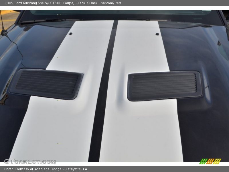 Black / Dark Charcoal/Red 2009 Ford Mustang Shelby GT500 Coupe