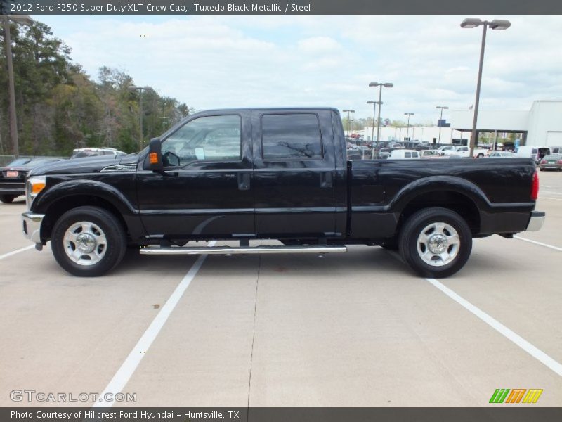  2012 F250 Super Duty XLT Crew Cab Tuxedo Black Metallic