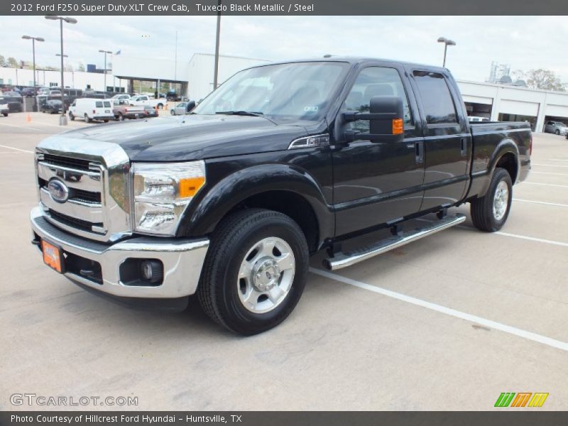 Tuxedo Black Metallic / Steel 2012 Ford F250 Super Duty XLT Crew Cab