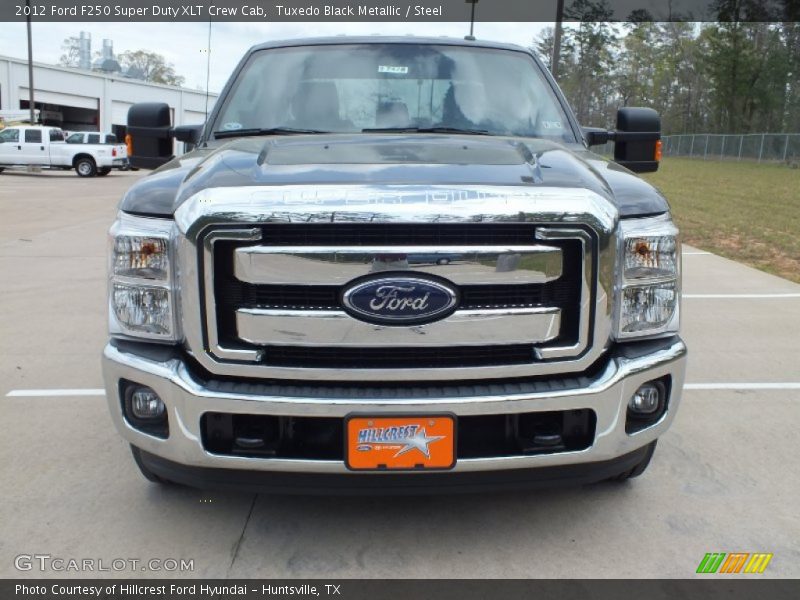 Tuxedo Black Metallic / Steel 2012 Ford F250 Super Duty XLT Crew Cab