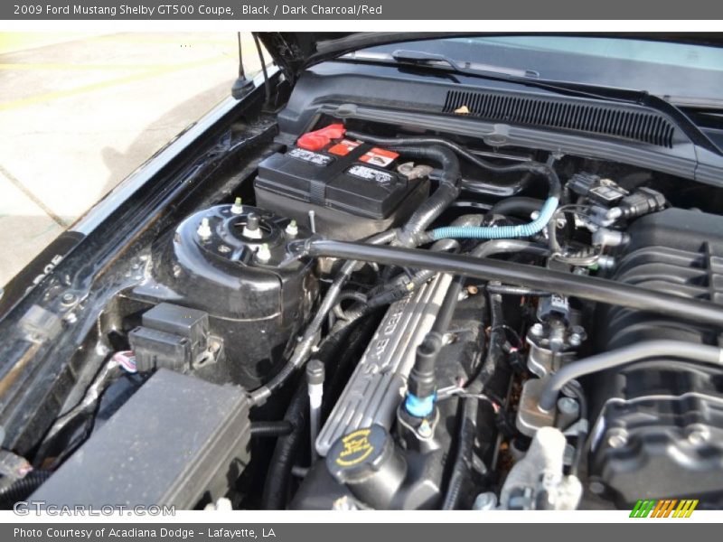 Black / Dark Charcoal/Red 2009 Ford Mustang Shelby GT500 Coupe