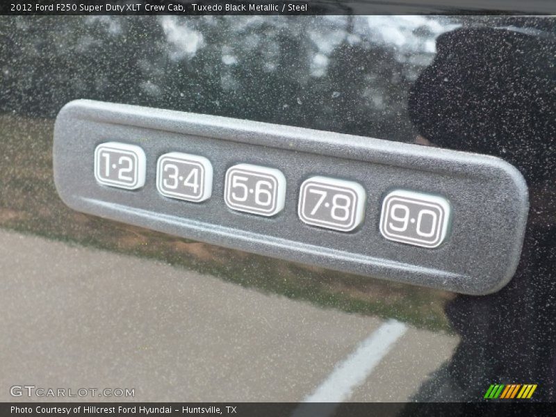 Tuxedo Black Metallic / Steel 2012 Ford F250 Super Duty XLT Crew Cab