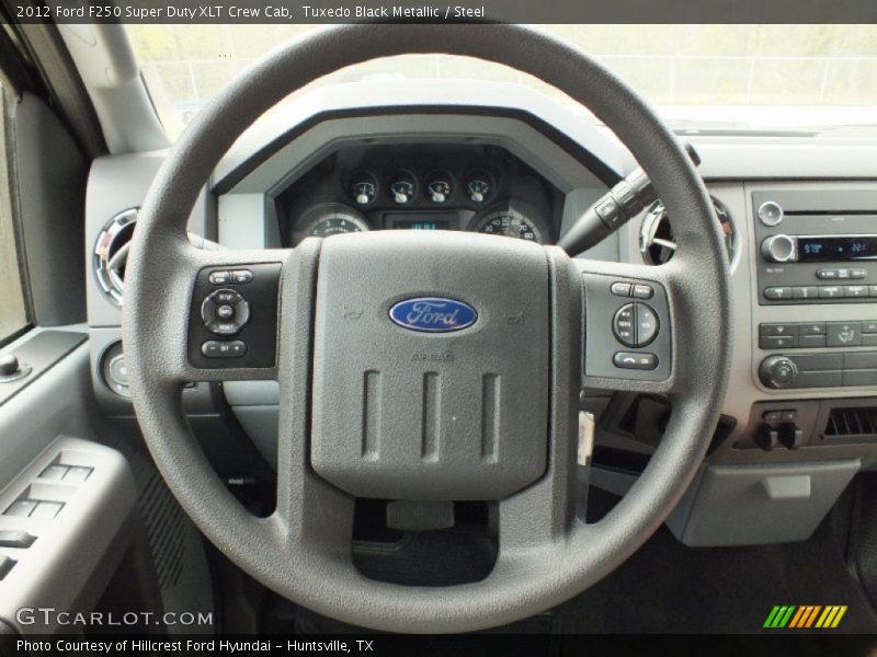 2012 F250 Super Duty XLT Crew Cab Steering Wheel