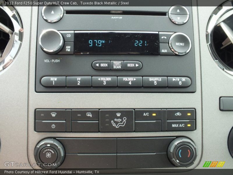 Controls of 2012 F250 Super Duty XLT Crew Cab