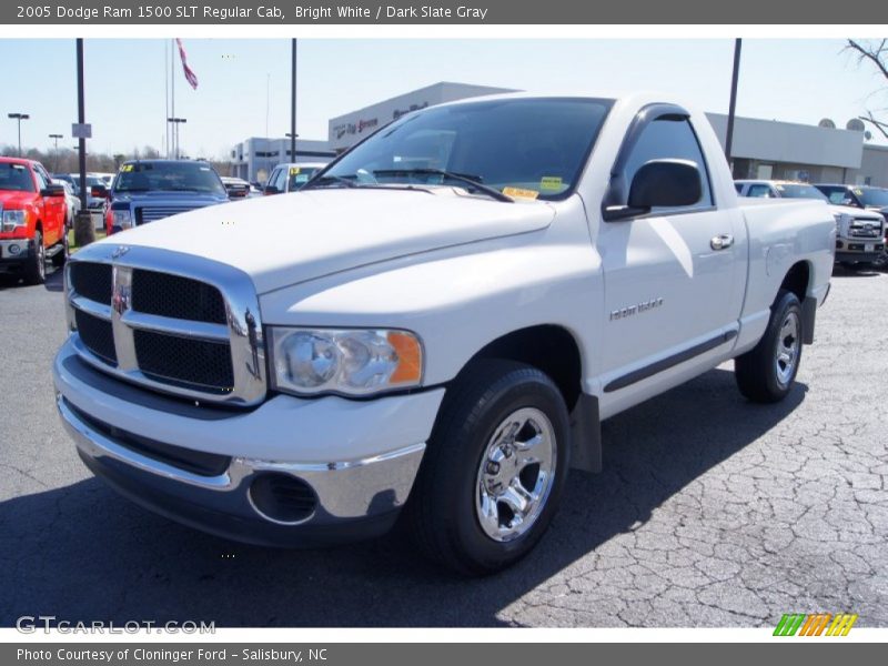 Bright White / Dark Slate Gray 2005 Dodge Ram 1500 SLT Regular Cab