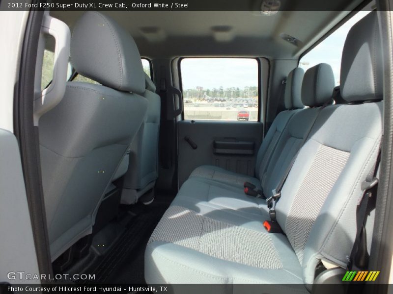 Oxford White / Steel 2012 Ford F250 Super Duty XL Crew Cab