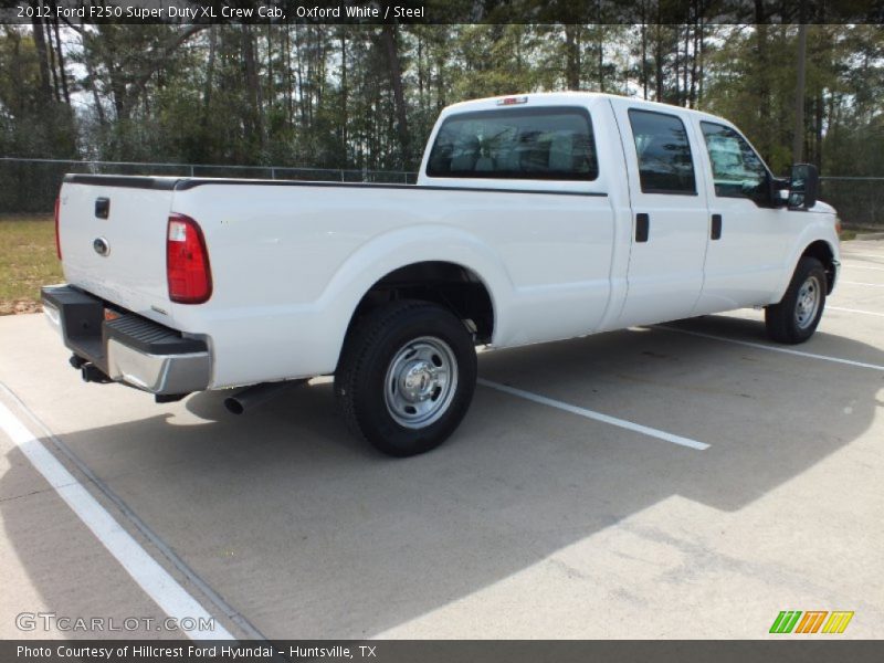 Oxford White / Steel 2012 Ford F250 Super Duty XL Crew Cab