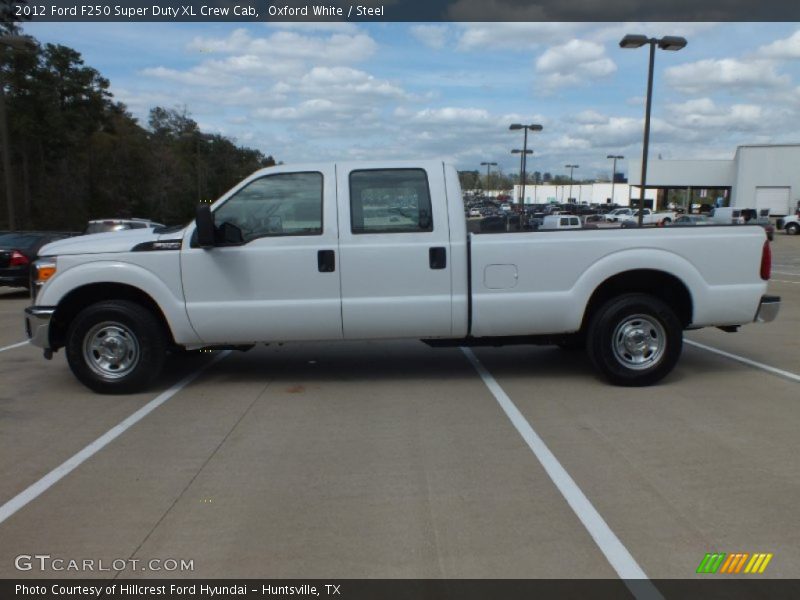Oxford White / Steel 2012 Ford F250 Super Duty XL Crew Cab