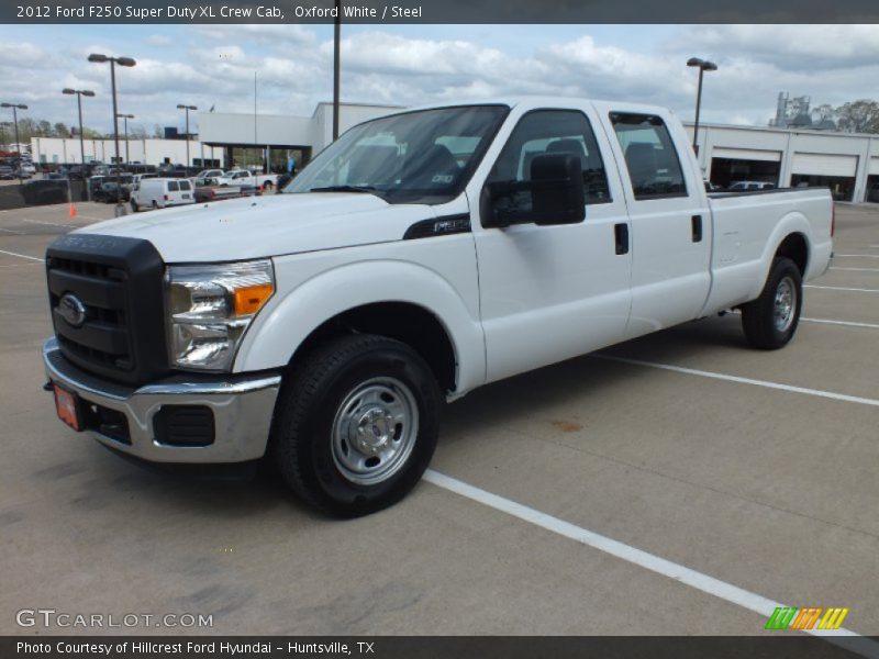 Oxford White / Steel 2012 Ford F250 Super Duty XL Crew Cab