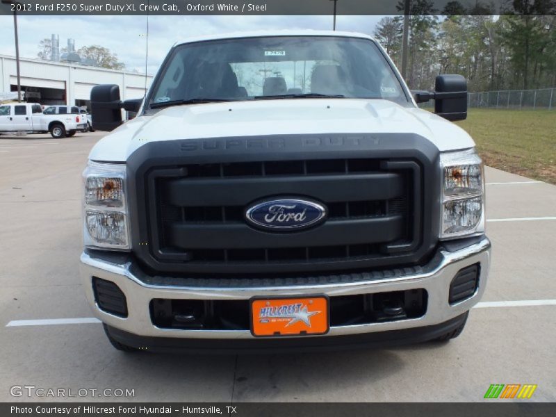 Oxford White / Steel 2012 Ford F250 Super Duty XL Crew Cab