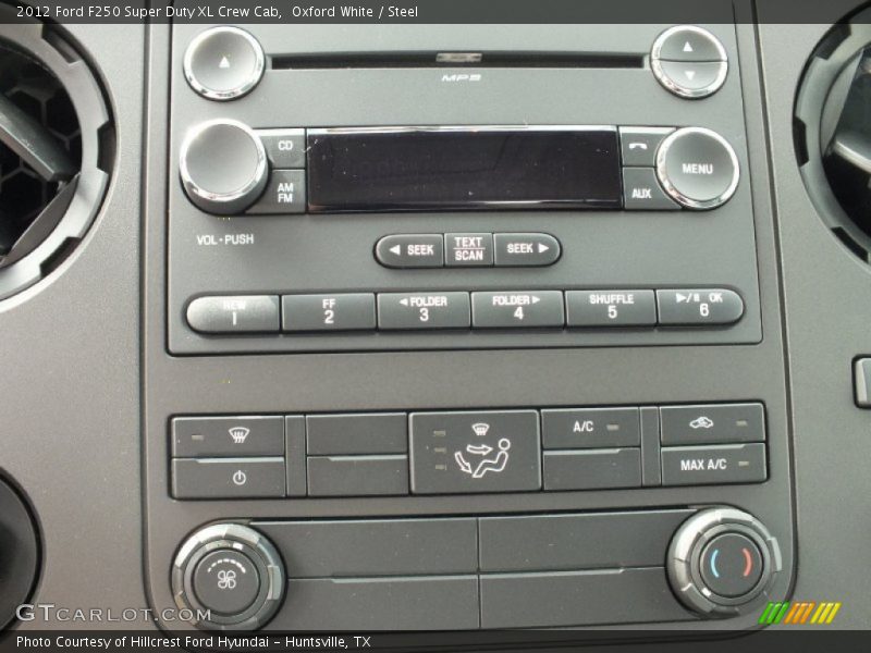 Controls of 2012 F250 Super Duty XL Crew Cab