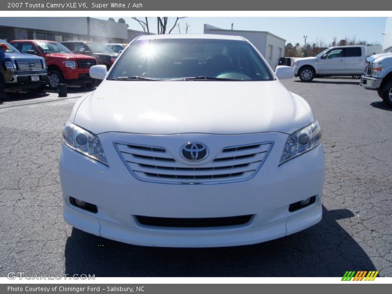 Super White / Ash 2007 Toyota Camry XLE V6
