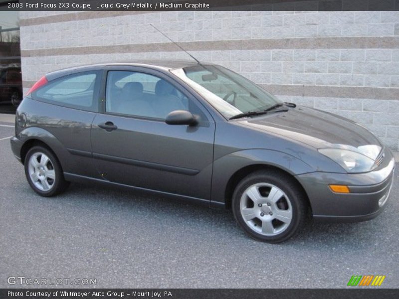 Liquid Grey Metallic / Medium Graphite 2003 Ford Focus ZX3 Coupe