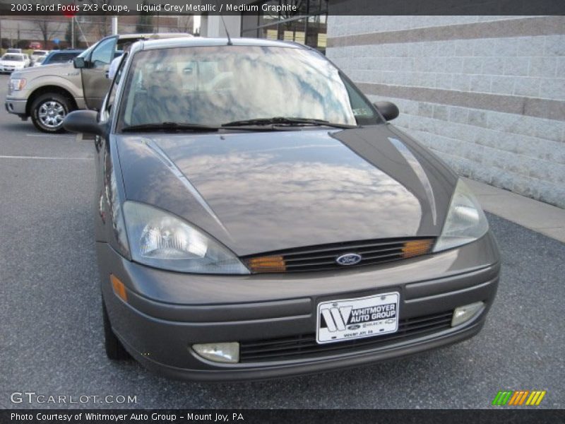 Liquid Grey Metallic / Medium Graphite 2003 Ford Focus ZX3 Coupe