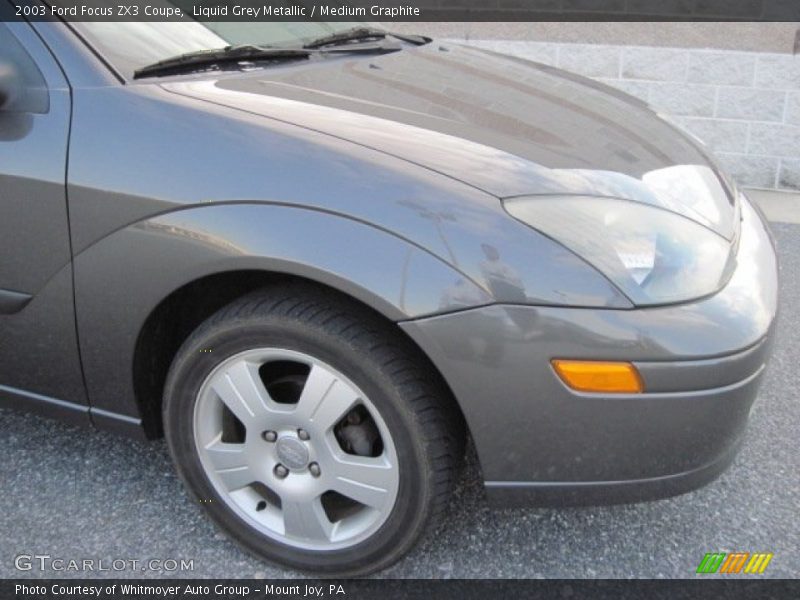 Liquid Grey Metallic / Medium Graphite 2003 Ford Focus ZX3 Coupe