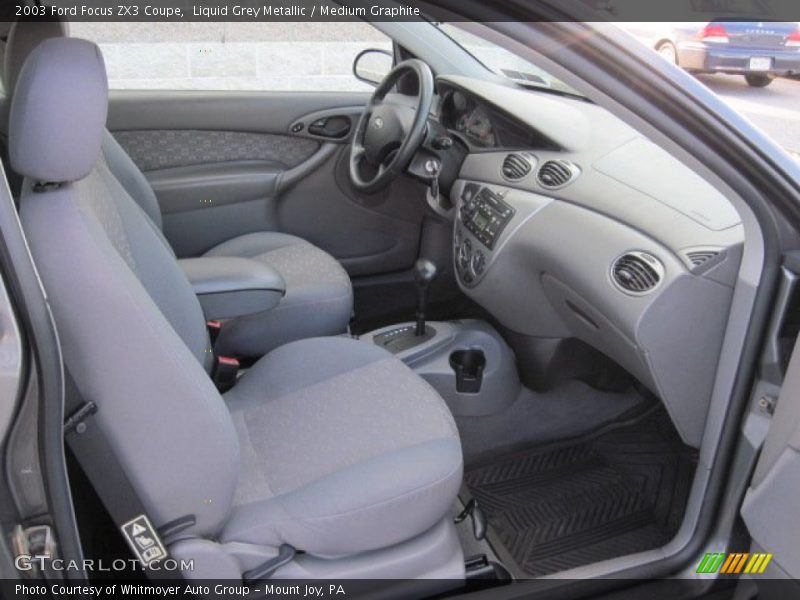 Liquid Grey Metallic / Medium Graphite 2003 Ford Focus ZX3 Coupe