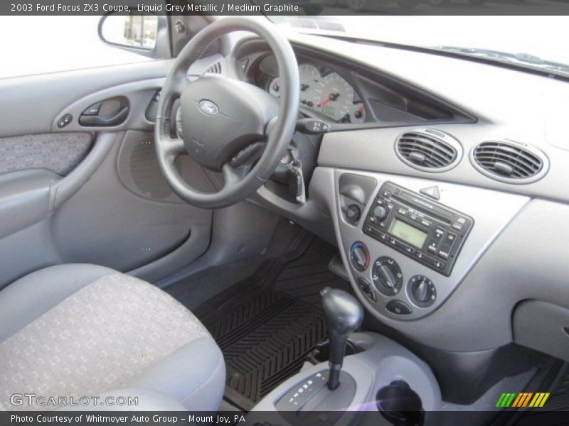 Liquid Grey Metallic / Medium Graphite 2003 Ford Focus ZX3 Coupe