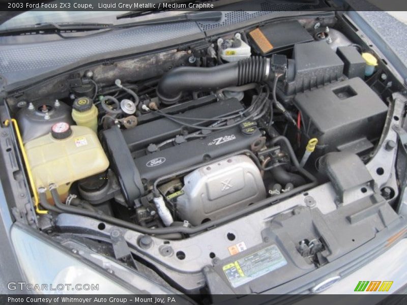Liquid Grey Metallic / Medium Graphite 2003 Ford Focus ZX3 Coupe