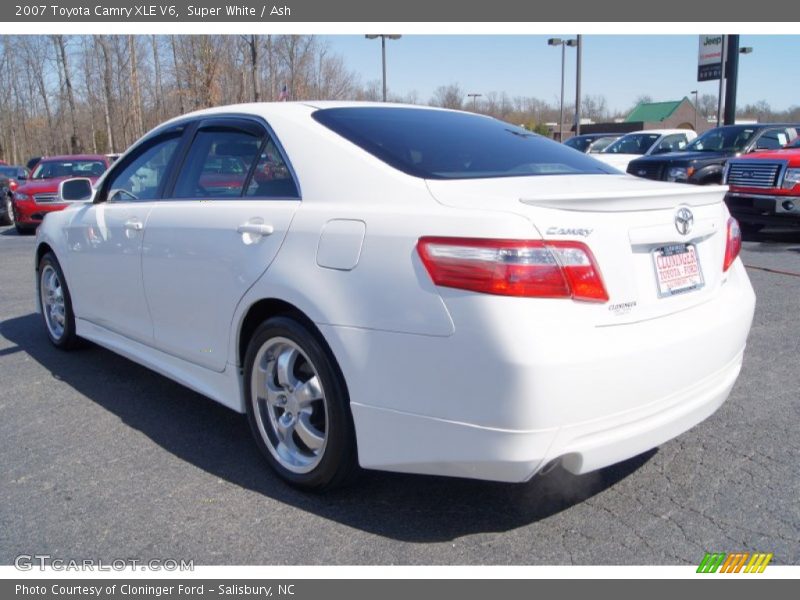 Super White / Ash 2007 Toyota Camry XLE V6