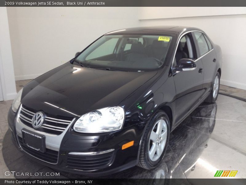 Black Uni / Anthracite 2009 Volkswagen Jetta SE Sedan