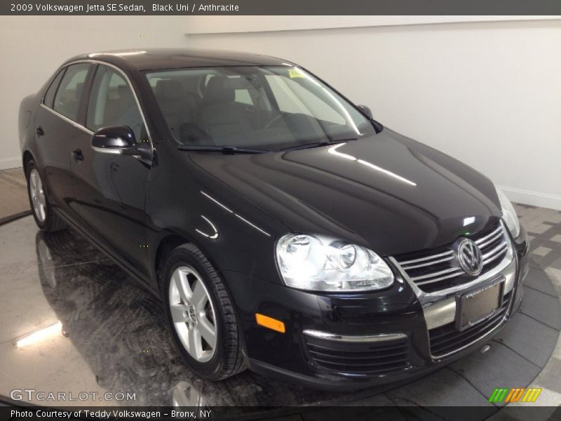 Black Uni / Anthracite 2009 Volkswagen Jetta SE Sedan