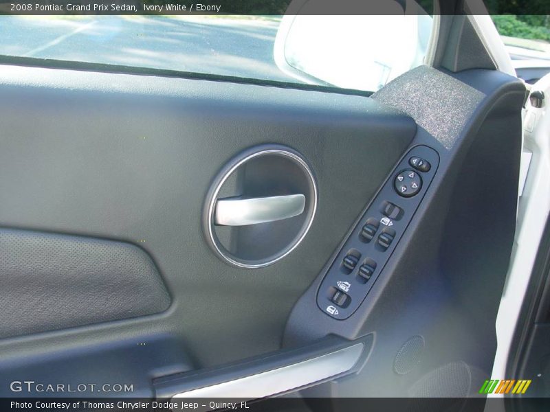 Ivory White / Ebony 2008 Pontiac Grand Prix Sedan