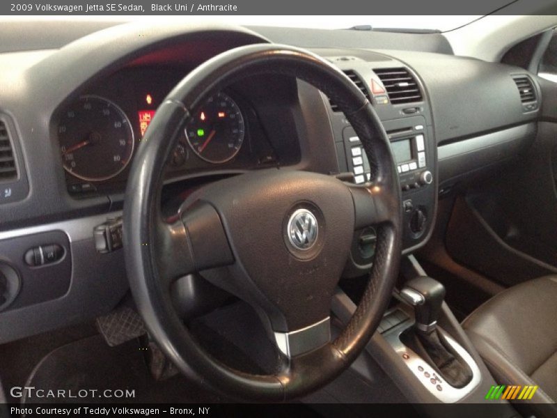 Black Uni / Anthracite 2009 Volkswagen Jetta SE Sedan