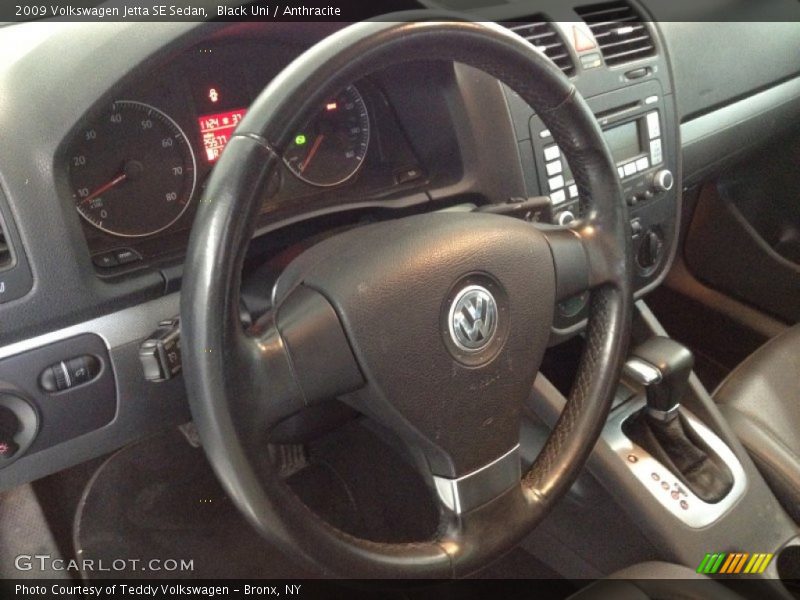 Black Uni / Anthracite 2009 Volkswagen Jetta SE Sedan