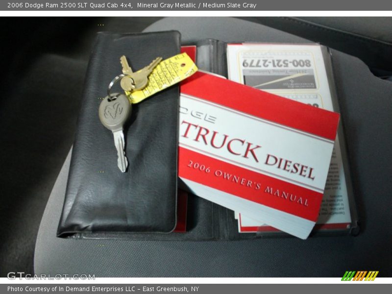 Mineral Gray Metallic / Medium Slate Gray 2006 Dodge Ram 2500 SLT Quad Cab 4x4