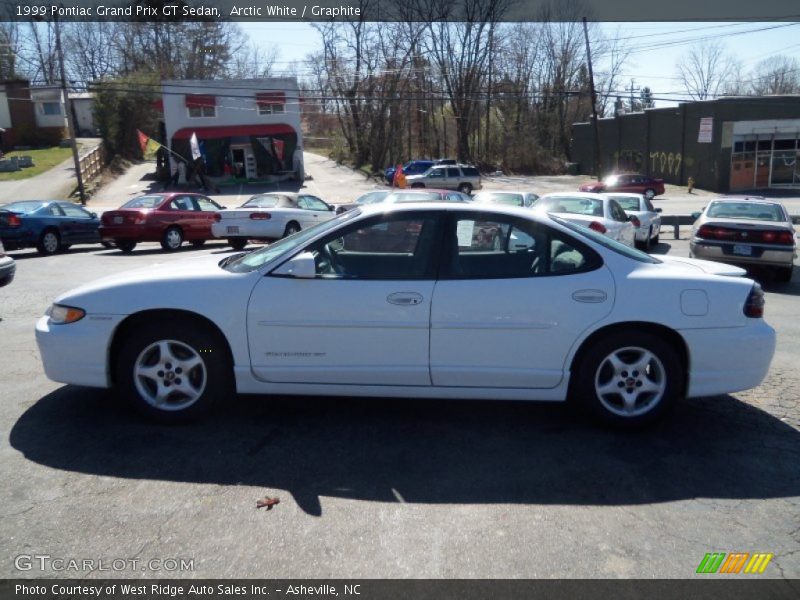 Arctic White / Graphite 1999 Pontiac Grand Prix GT Sedan