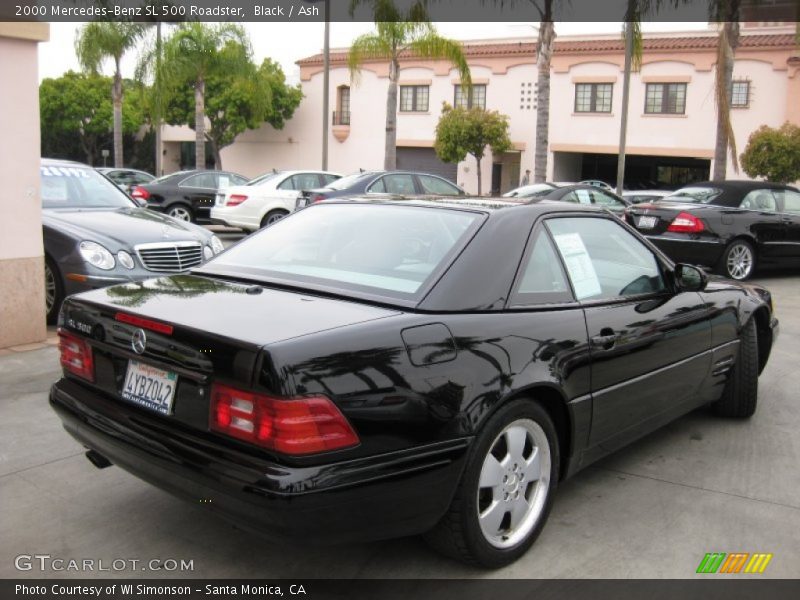 Black / Ash 2000 Mercedes-Benz SL 500 Roadster