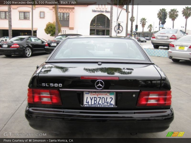 Black / Ash 2000 Mercedes-Benz SL 500 Roadster