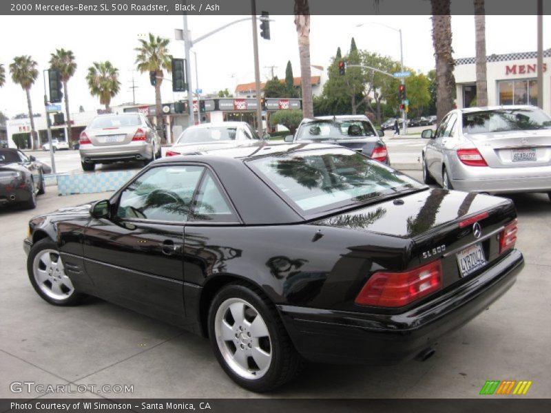 Black / Ash 2000 Mercedes-Benz SL 500 Roadster