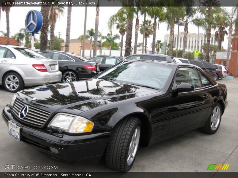 Black / Ash 2000 Mercedes-Benz SL 500 Roadster