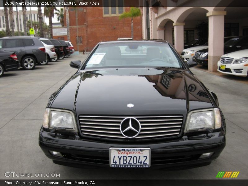 Black / Ash 2000 Mercedes-Benz SL 500 Roadster