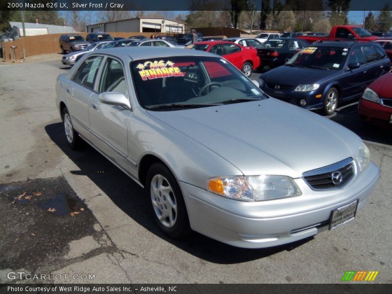 Silver Frost / Gray 2000 Mazda 626 LX