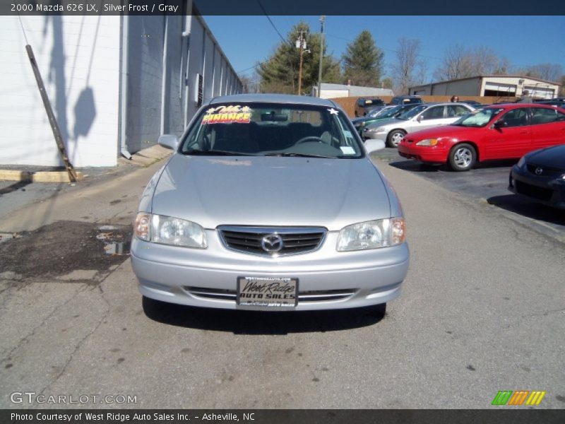 Silver Frost / Gray 2000 Mazda 626 LX